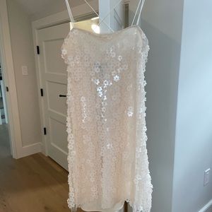 Zara Floral Sequin Mini Dress